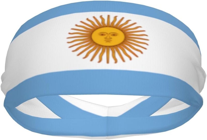 AKMCBSH National Flags Sports Sweatband Head Bands for Women Men - Moisture-Wicking Non-Slip Headband for Running Yoga Workout Fitness and Gym - Image 1